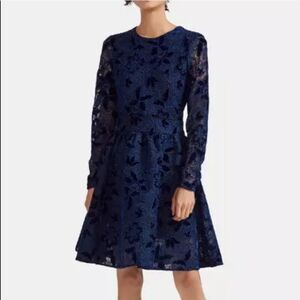 💛 Maje Skater Style Dress in Navy